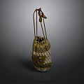 Handwoven Decorative Tassel Bag With Floral Patterns For Daily Use