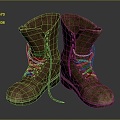 Modern Boots Men's Boots Long Boots Women's Boots Old Boots 3d model