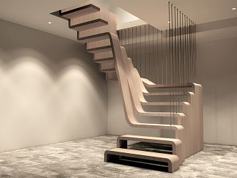 Modern Stairs 3d model