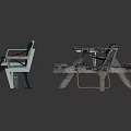 Various Outdoor Chairs with Metal Frame and Assorted Colors for Garden Patio Seating