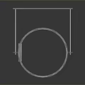 Industrial Cylindrical Metal Pipe With Shiny Surface And Mounting Brackets Design
