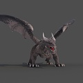 Western Dragon Flying Dragon Fire-breathing Dragon Pterosaur Monster Monster Ttroll Flying Monster 3d model