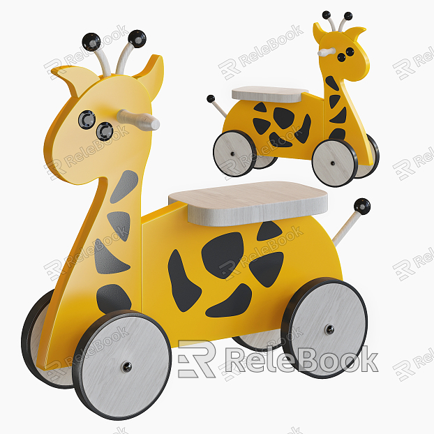 Modern Children's Chair Children's Giraffe Rocking Chair model