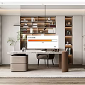 Modern study 3d model