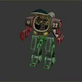 Mech Warrior Mech Soldier Machine Battlearm Mechanical Battlearm Machine Fighter Robot 3d model