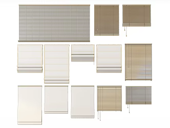 Modern venetian blinds 3d model