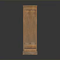 Classic Wooden Bookcase With Glass Doors Shelves Filled With Books And Bottom Drawer