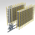 Industrial Equipment with Multi layer Framework Structure and Yellow Support Pillars