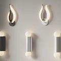 Modern Decorative Wall Lamps With Various Styles In Black Silver White Illuminated Design