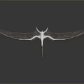 Detailed Prehistoric Pterosaur Flying Reptile Model Featuring Large Wings And Long Beak