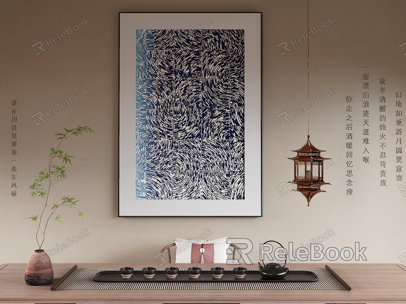 New Chinese Decorative Painting model