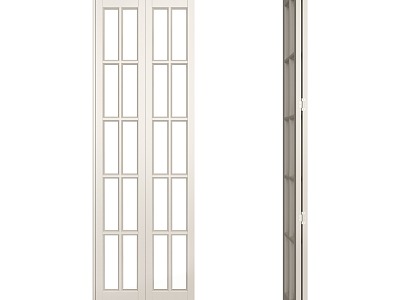 European style glass door solid wood glass lattice door partition door model