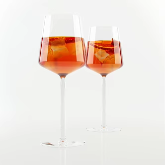 Modern Wine Glass Goblet Wine Cocktail 3d model