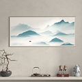 New Chinese Decorative Painting 3d model