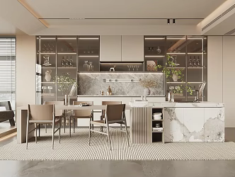 Modern Restaurant Nakajima Restaurant 3d model