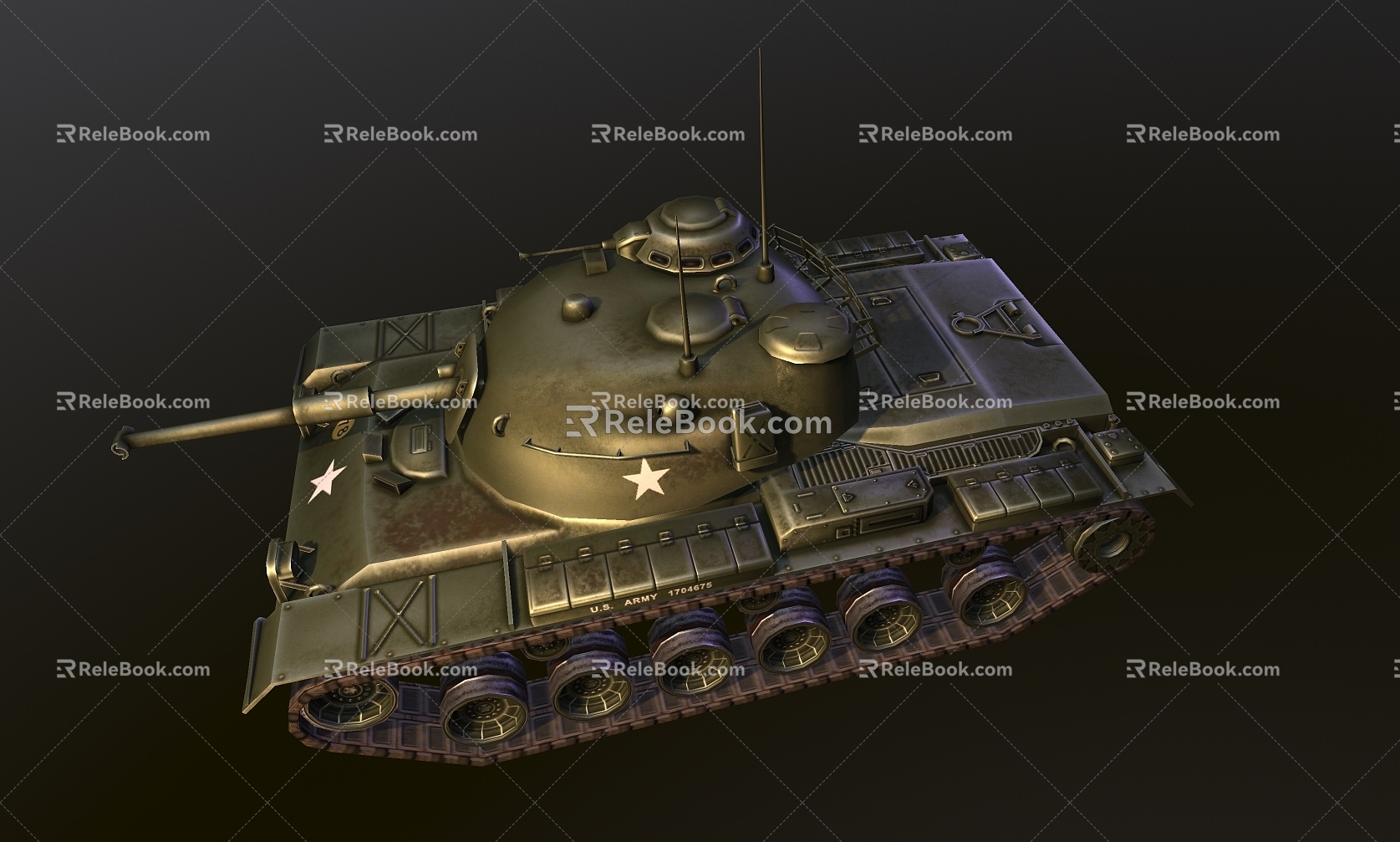 Heavy Tank PBR Next Generation Destroyer Light Tank 3d model