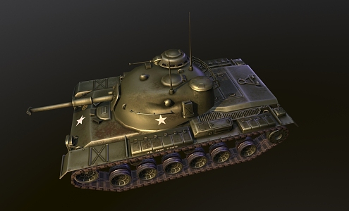 Heavy Tank PBR Next Generation Destroyer Light Tank 3d model