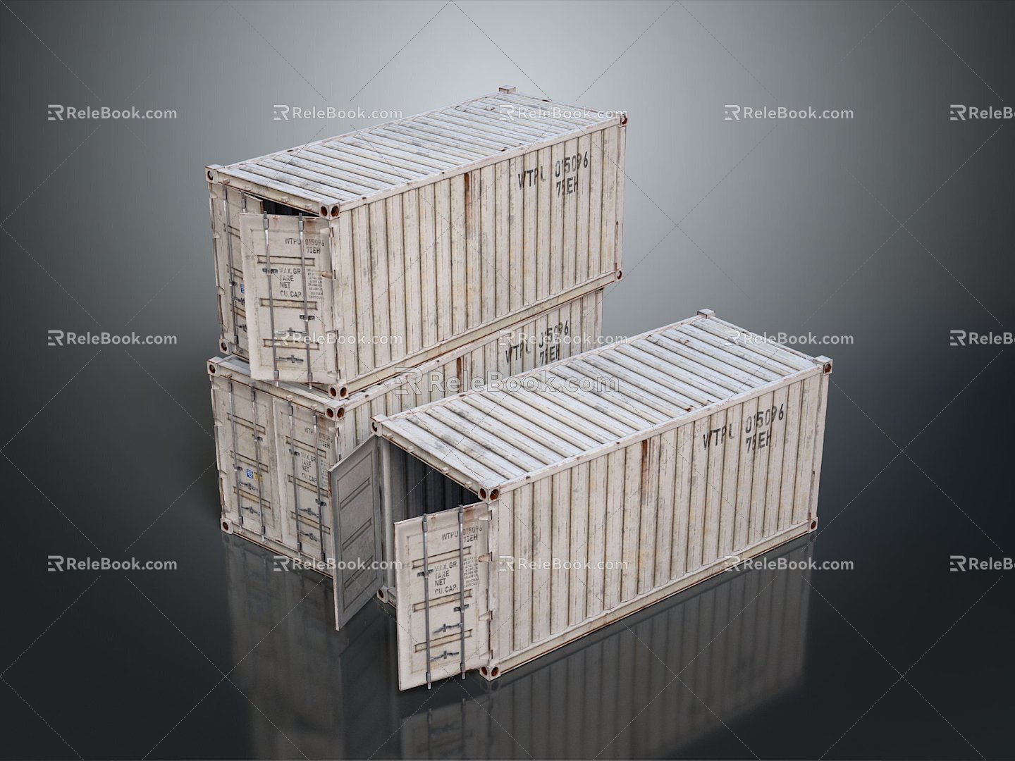 Container Cargo Box Cargo Box Trunk Box Luggage Leather Box Leather Box Container model