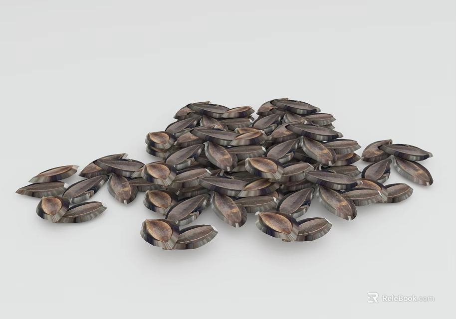 Black And Brown Medical Pills As Essential Healthcare Devices Collection 3d model 
