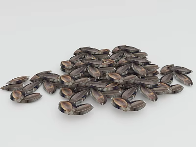 Black And Brown Medical Pills As Essential Healthcare Devices Collection 3d model