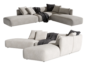 Modern Multiplayer Sofa 3d model