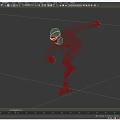 Man In Black And Red Speed Skating Suit Gliding On Ice With Helmet And Goggles