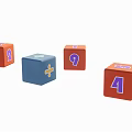 Modern Building Blocks 3d model