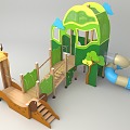 Fawn Slide No Power Equipment Combination Slide 3d model