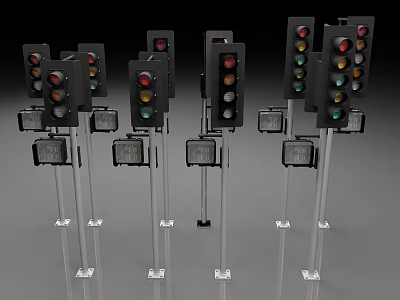Traffic light 3d model