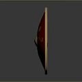 Medieval Shield Ancient Shield Defensive Weapon Ancient Shield Iron Shield Protective Shield Wooden Shield 3d model