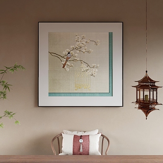 New Chinese Decorative Painting 3d model