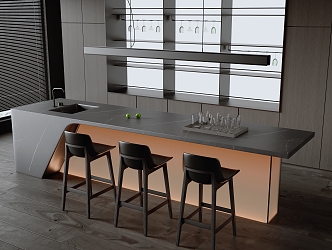 Bar 3d model