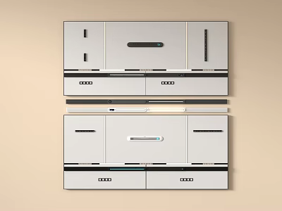 Modern Ceiling Honeycomb Large Panel Ceiling Integrated Ceiling Yuba Aluminum Gusset Kitchen and Bathroom Ceiling 3d model