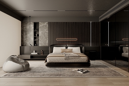 Modern Bedroom 3d model