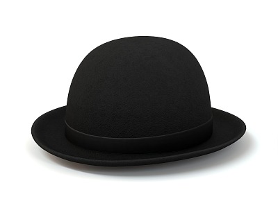 Bowler Hat Felt Hat Wool Bowler Hat Costume Bowler Hat Wool Bowler Hat Soft Top Hat Casual Hat Autumn and Winter Hat model