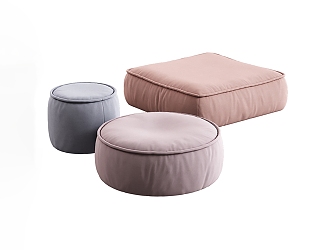 Sofa stool 3d model