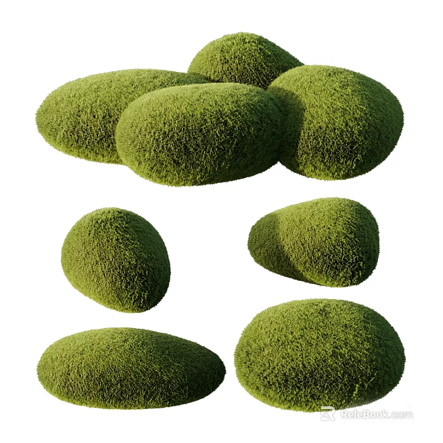 Natural Stone And Wood Decor Elements For Rustic Home Design Projects 3d model