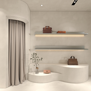 Shoe Bag Shop 3d model