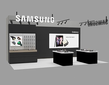 Modern Exhibition Hall 3d model