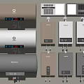 Robam Various Style Water Heaters With Temperature Control And Installation Accessories