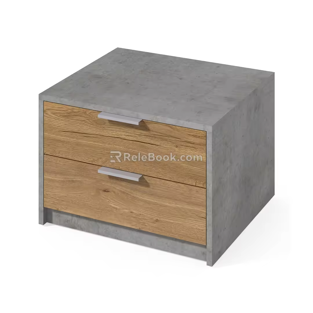 Bedside table 3d model