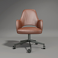 Leather Office Chair Modern Office Chair 3d model