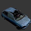 Compact wreckage 3d model