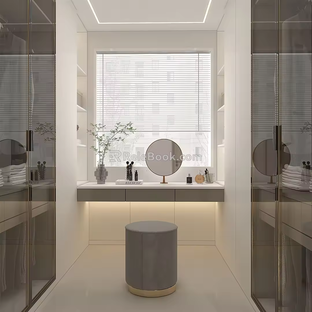 Modern Cloakroom 3d model