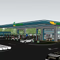 Electric Vehicle Parking Lot with Charging Ports State Grid Logo and Green Canopy