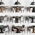 Various Styles Entertainment Tables with Modern Design and Matching Chairs for Home Leisure