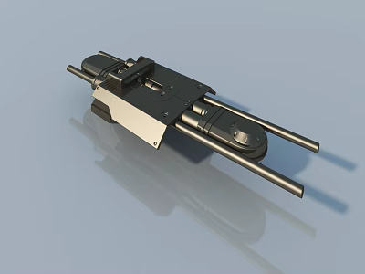 Durable Swing Door Hardware Components Featuring Metal Structure And Modern Design 3d model