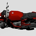 Motorcycle Street Car Racing Homemade Transportation 3d model