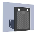Black Kitchen Range Hood Modern Design With Sleek Finish For Home Kitchen Appliance