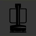 Modern Black Treadmill with Digital Display Ergonomic Handrails and Durable Running Belt for Home Fitness